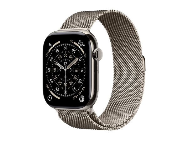 Apple Watch Series 11 (Titan Natur, Titangehäuse, 46 mm,
