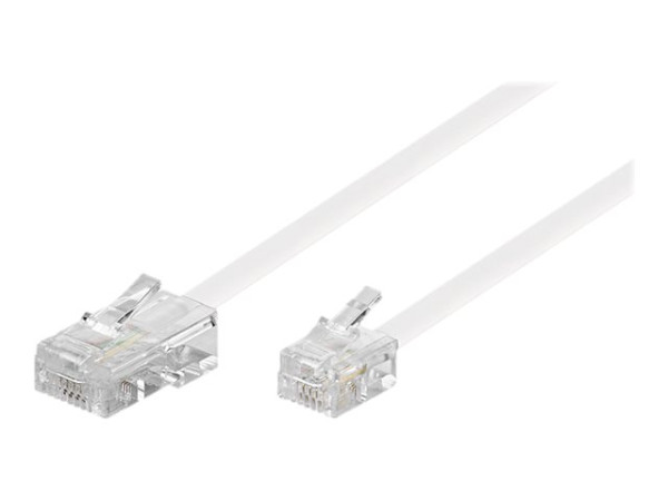 Goobay (ohne Kennzeichnung) TEL 6P4C-8P4C RJ11-RJ45 300 WHIT