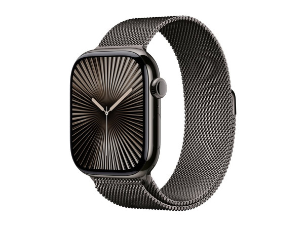 Apple Watch Series 10 (schiefer, Titangehäuse, 46 mm,