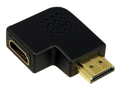 HDMI-Adapter LogiLink HDMI>HDMI St/Bu 90? flach gewinkelt