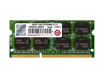 Transcend SO-DIMM 8 GB DDR3-1600, Arbeitsspeicher