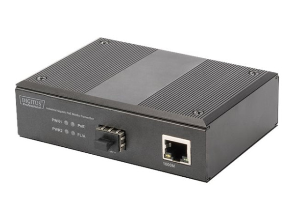 Digitus 10/100/1000Base-TX PoE zu 1000Base-FX