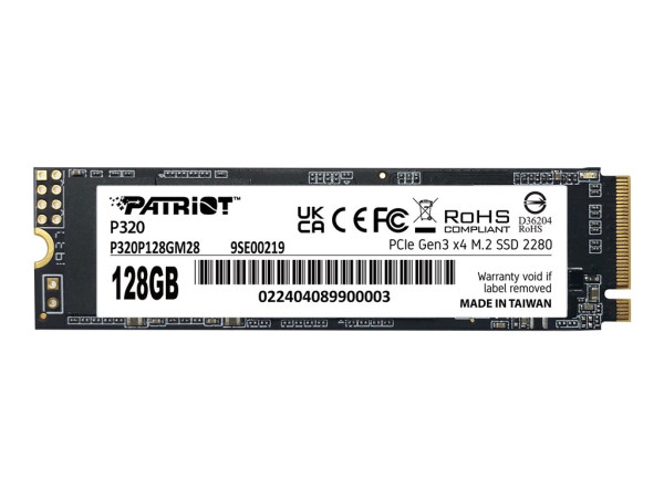 Patriot P230 128GB (PCIe 3.0 x4, NVMe 1.3, M.2 2280)