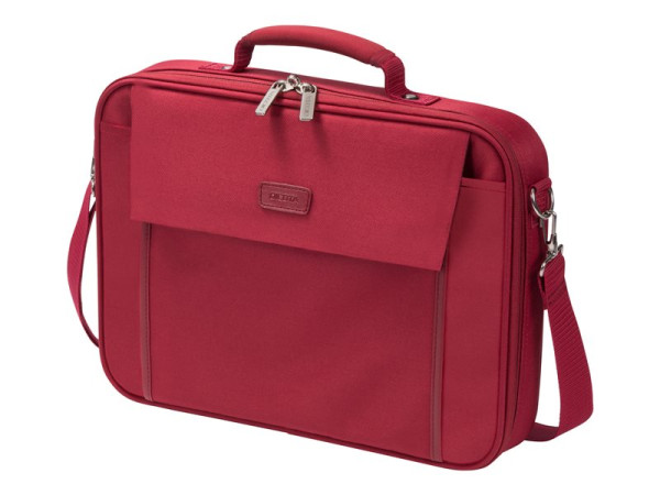 Dicota Multi BASE, Notebook-Tasche rot, bis 43,9 cm (17,3")