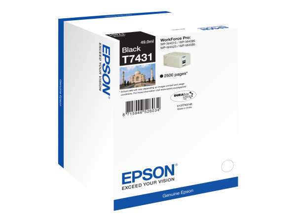 Epson Tinte BK C13T74314010