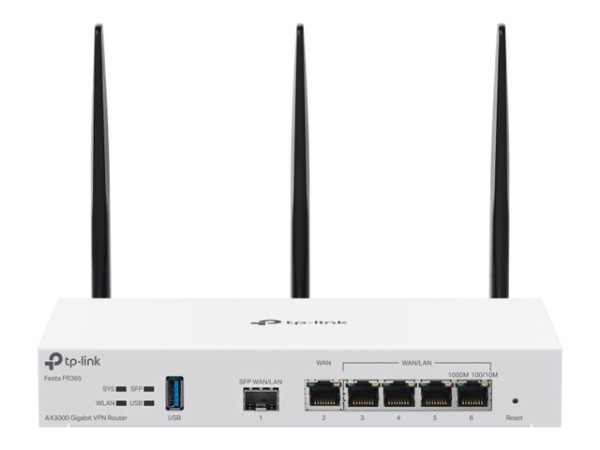 TP-Link Festa FR365 Router WIFI 6 1x SFP 1xGb WAN 4xGb LAN