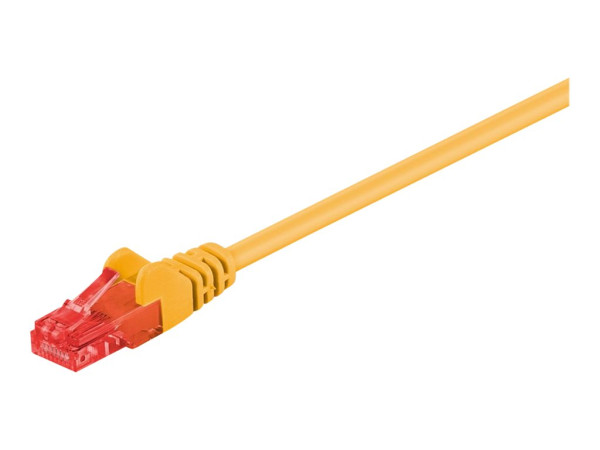 Patchkabel RJ45 U/UTP Cat6 1,00m gelb