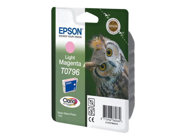 Epson C13T07964010|T0796 Tintenpatrone magenta hell, 1.020