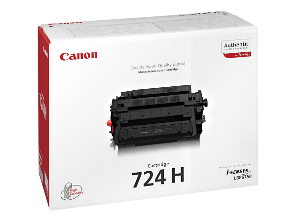 Canon 3482B002|724H Tonerkartusche schwarz, 12.500 Seiten