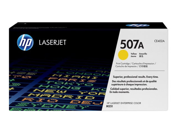 Toner HP LJE500 Color M551n yellow CE402A