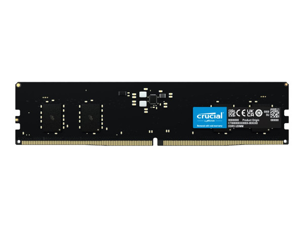 Crucial UDIMM 8 GB DDR5-5200 (1x 8 GB) (schwarz,