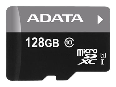 ADATA microSD 128GB Premier UHS-I Cl10 | + Adapter