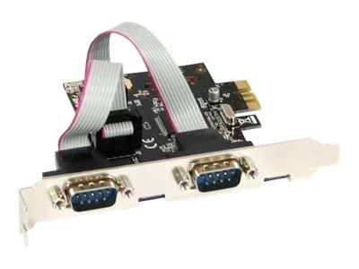 InLine® Schnittstellenkarte, 2x Seriell 9-pol, PCIe