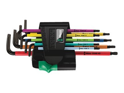 Wera 967/9 TX BO Multicolour 1 | WinkelschlÃ¼sselsatz,