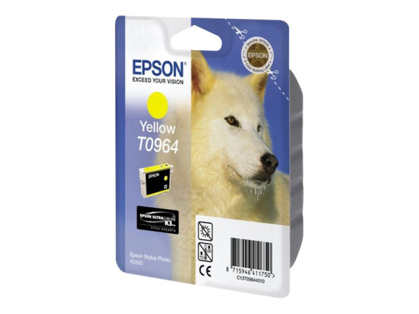 Epson C13T09644010|T0964 Tintenpatrone gelb, 890 Seiten,