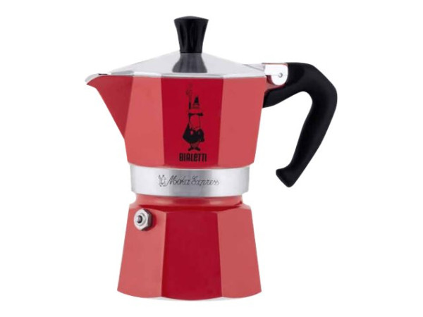 Bialetti Bial Moka Express Red 1 Cup rd