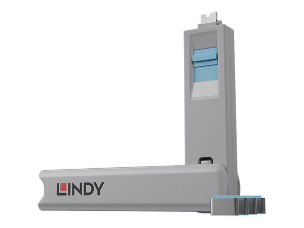 Lindy Lin USB-C Port Schloss bu blau