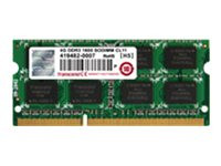 4096 MB Transcend SO-DIMM 4 GB DDR3-1600 (JM1600KSN-4G,