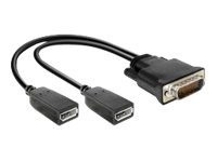 IT Produkte DeLOCK Adapter DMS-59 Stecker > 2 x DP Buchse