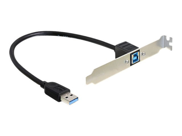 Slotblech Delock 1x USB3.0 B ext -> USB3.0 A int