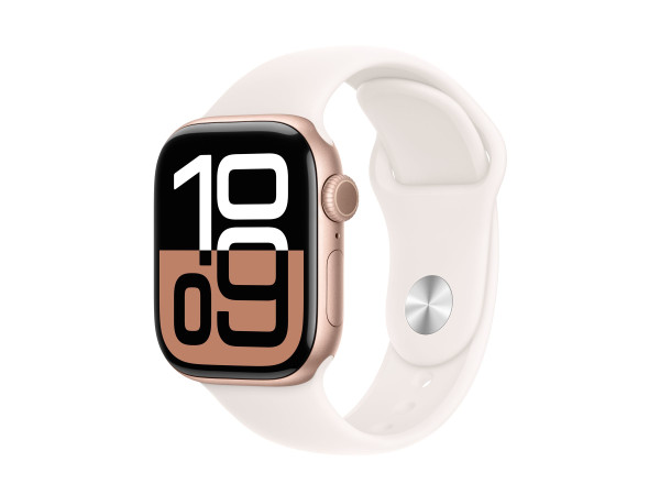 Apple Watch Series 10 (roségold, Aluminium, 42 mm,