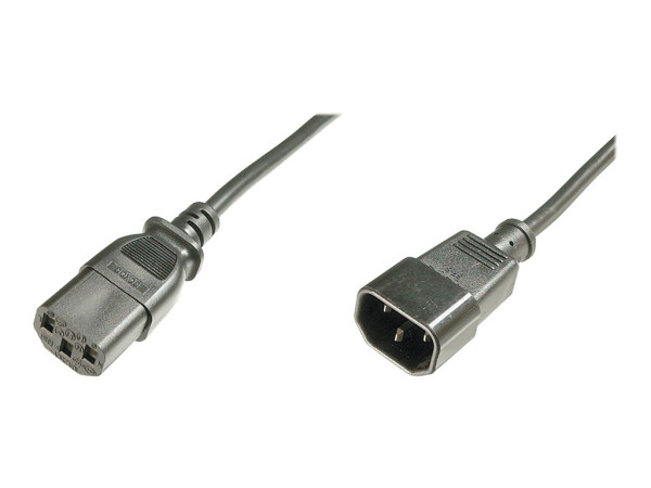 Kabel - Kaltgeräte 1.8 m 3-Pin-Gerät - 3-Pin-Gerät