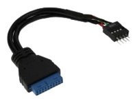 InLine USB 3.0 zu 2.0 Adapterkabel intern, Pinheader->Pinh.