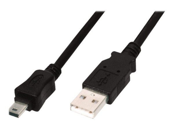 Digitus USB 2.0 Anschlusskabel USB-A (Stecker) > Mini-USB