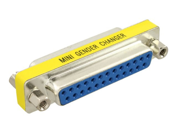 InLineÂ® Mini-Gender-Changer, 25pol Sub D Buchse / Buchse