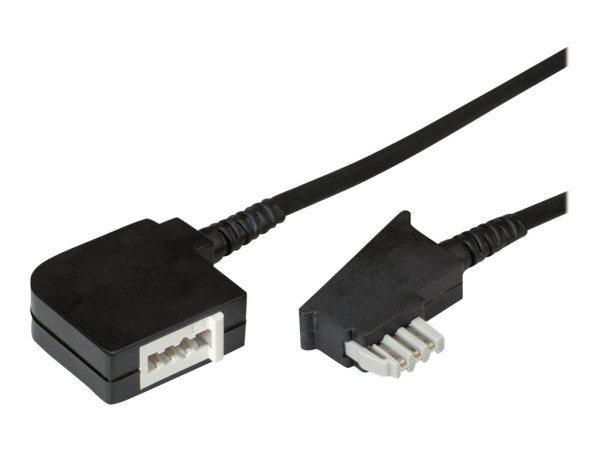 Goobay (ohne Kennzeichnung) TEL TAE-N 600V BLACK VERL. 6 Pin