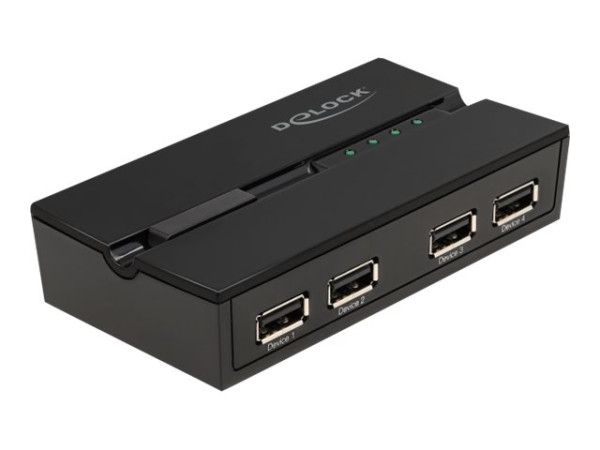 DeLOCK Delock USB 2.0 Switch f. 4 PC an 4Geräte | 11494