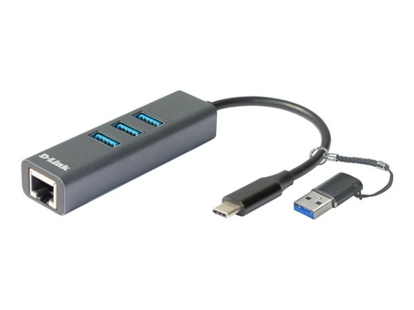 D-Link DUB-2332 USB-C/USB Gigabit Ethernet Adapter