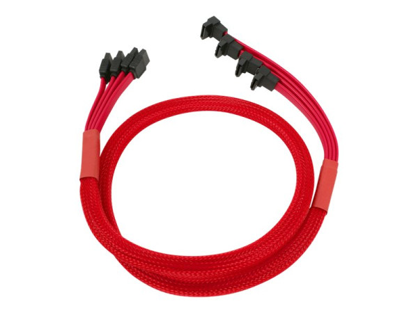 Kabel - Serial ATA 85 cm 4x SATA (gerade) - 4x SATA