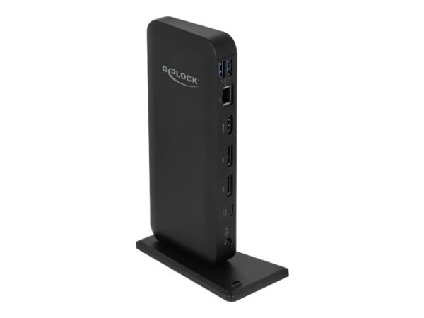 DeLOCK USB-C DP 1.4 DS 4K- HDMI/DP/USB | LAN/PD 3.0