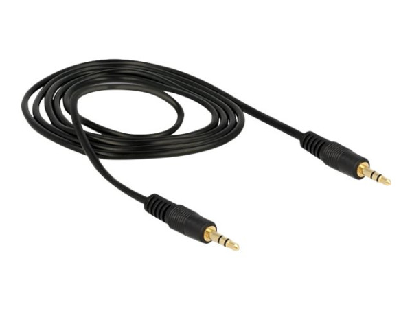 Audiokabel Delock 3,5mm Klinke -> 3,5mm Klinke St/St 1,00m