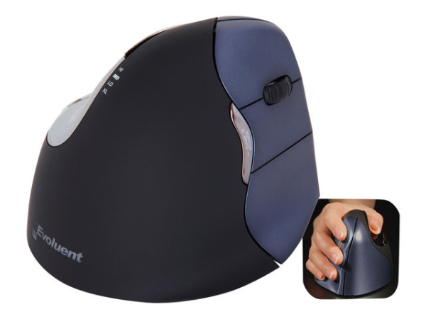 Maus Evoluent VerticalMouse 4 Wireless Laser, 6 Tasten