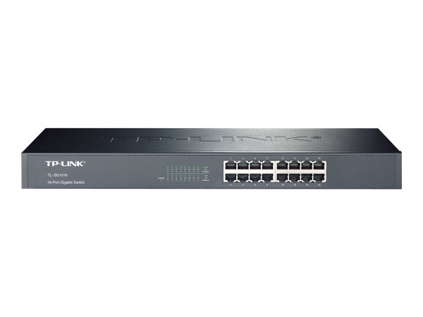 NW Switch 10/100/1000MBit 16Port TP-Link TL-SG1016 rackmount