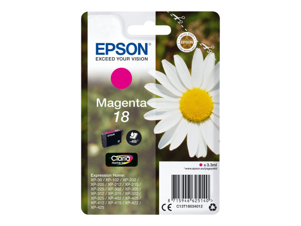 Epson Tinte MG C13T18034012 Claria Home Tinte