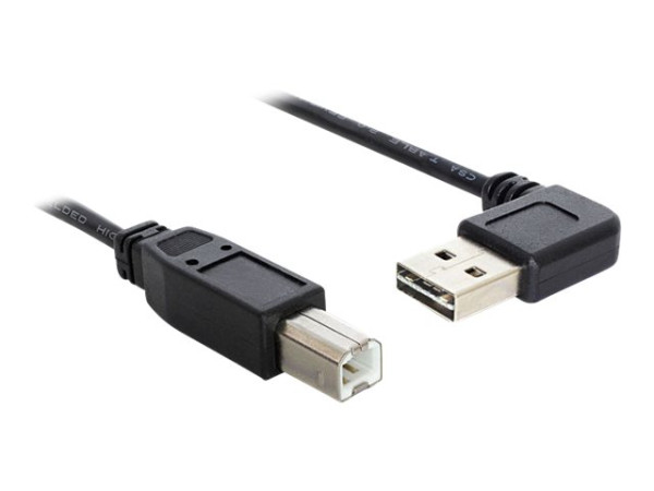 USB Kabel Delock A -> B St/St 2.00m 90°gew. Easy USB