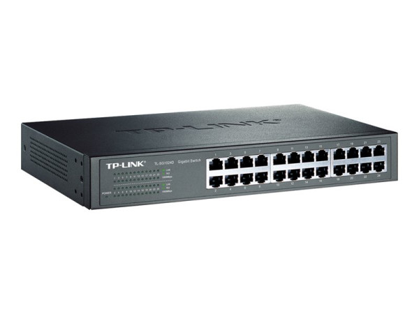 NW Switch 10/100/1000MBit 24Port TP-Link TL-SG1024D