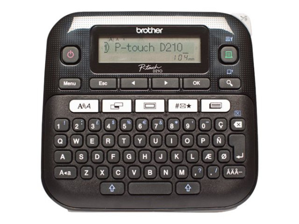 Brother P-Touch D210, Beschriftungsgerät schwarz