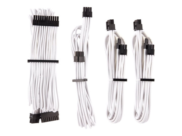 Corsair DC Cable Starter Kit PSU wh weiß, mit