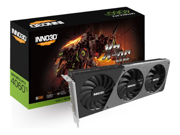 Inno3D GeForce RTX 4060 Ti 8GB X3 OC (DLSS 3, 3x