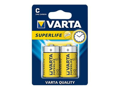 Varta R 14 VSL 2-BL (2014) Varta Superlife Batterie Zink Ch