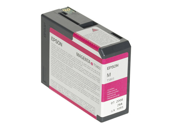 Epson C13T580300|T5803 Tintenpatrone magenta, Inhalt 80 ml