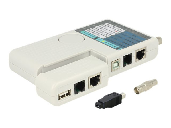 DeLOCK Netzwerk Tester RJ45 / BNC / USB