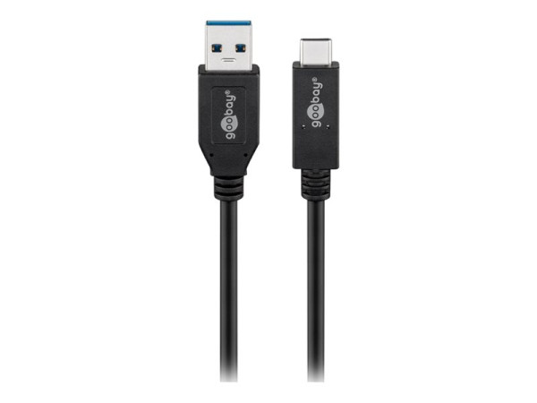 Goobay goobay USB-A St> USB C St bk 0,5m |