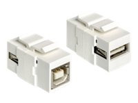 DeLOCK Keystone Modul USB 2.0 A Buchse > USB 2.0 B Buchse