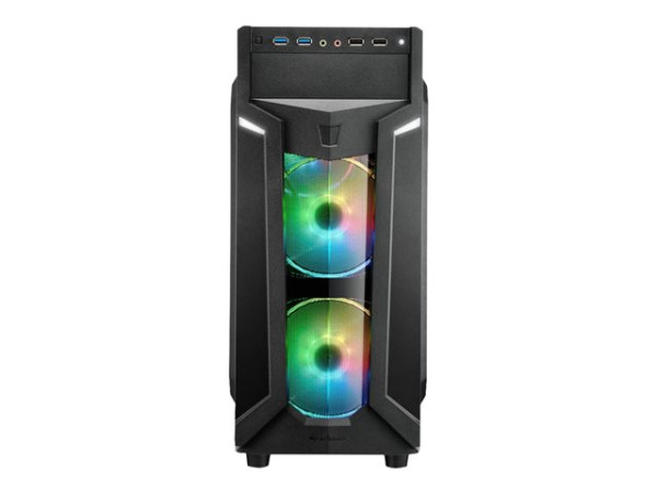 Sharkoon VG6-W RGB - Midi Tower - ATX - Addressable RGB