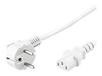 Goobay NK 101 W-300 3m WEISS Netzkabel Kaltgerätekabel